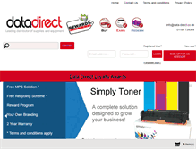 Tablet Screenshot of datadirect.impro-int.com